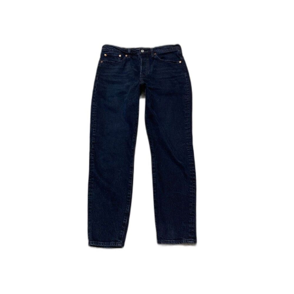 Levi’s Premium Wedgie Button Fly Tapered Jeans Dark Indigo Wash Size 30 Jeans